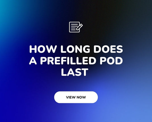 How long does a prefilled pod last and how many cigarettes does it equal