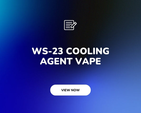 WS-23 cooling agent vape, why menthol and ice pods actually feel cold