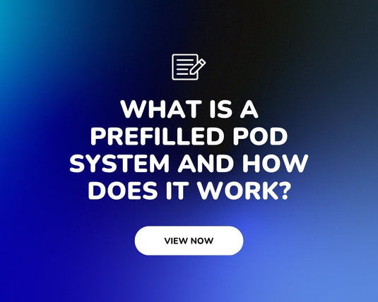 What is a prefilled pod system and how does it work