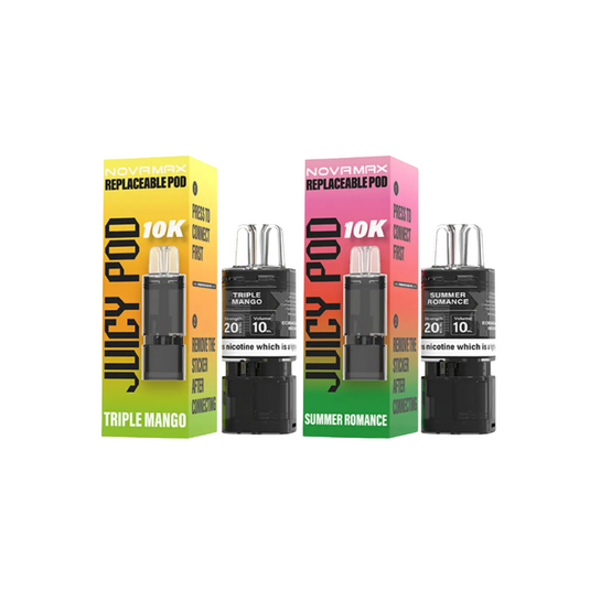 Juicy Pod Novamax 10K Replacement Pods