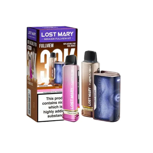 Lost Mary Nera 30K | Fullview LED 30,000 Puff Pod Kit UK Prefilled Vapes Outlet Lost Mary Nera 30K | Fullview LED 30,000 Puff Pod Kit UK Prefilled Vapes Outlet
