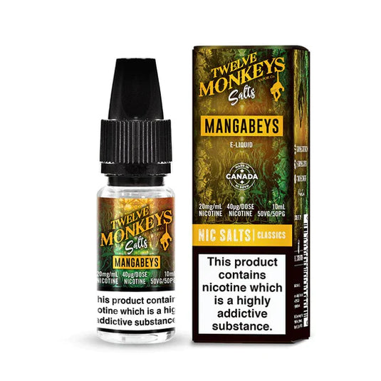 Twelve Monkeys 10ml Nic Salts
