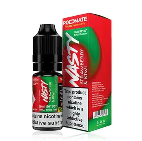 Nasty Juice PodMate 10ml Nic Salts | Strawberry Kiwi